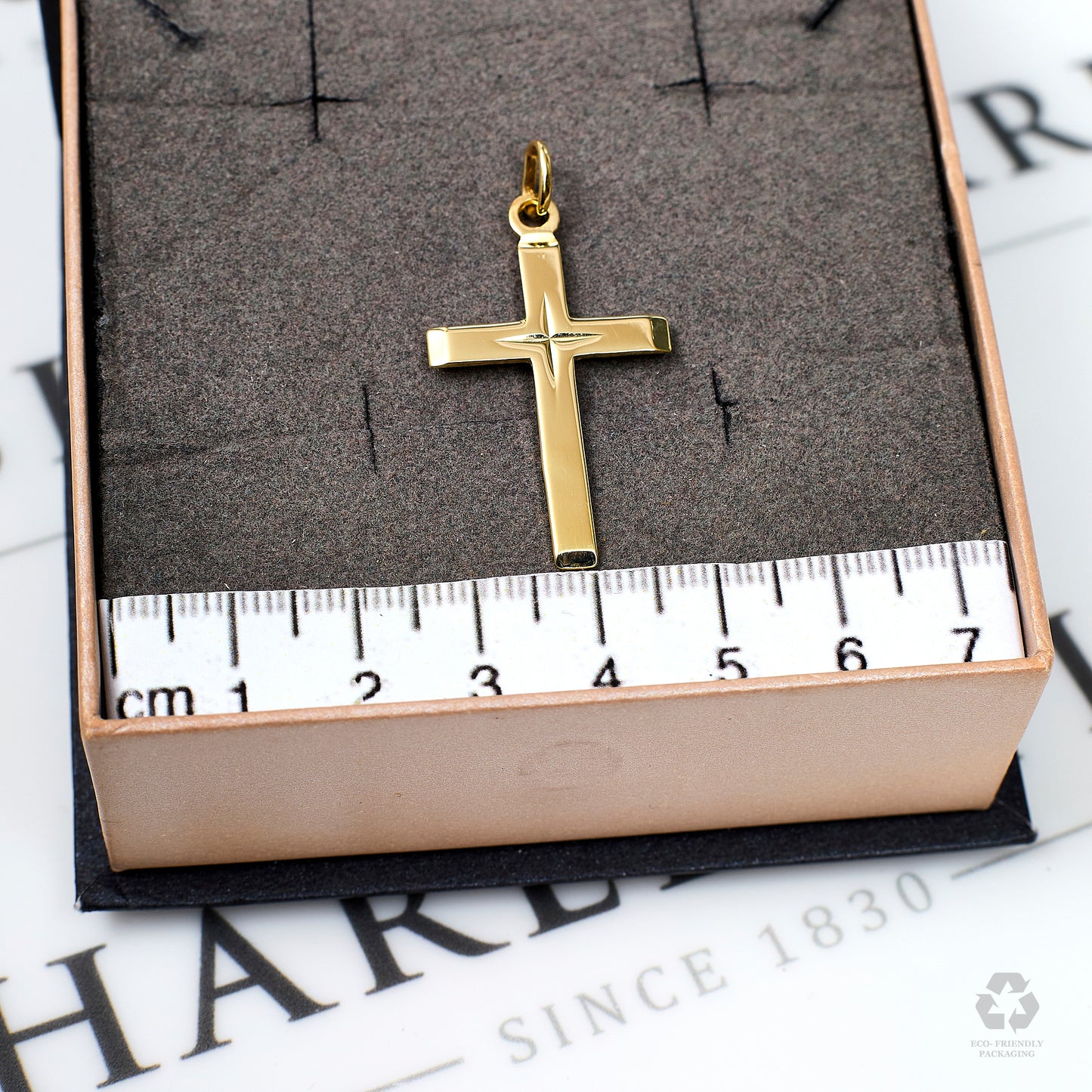 Pre-Owned 9ct Gold Cross Pendant