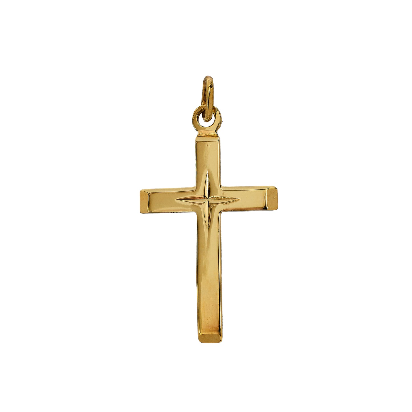 Pre-Owned 9ct Gold Cross Pendant