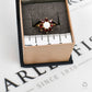 Pre-Owned 9ct Gold Opal & Garnet Ring Size L.5