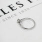 Pre-Owned 18ct Rectangular Millennium Cut Diamond Ring