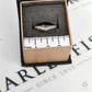 Pre-Owned Platinum Diamond Wishbone Ring Size K.5