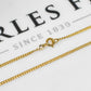 Pre-Owned 9ct Gold Curb Chain Necklace 20 Inch