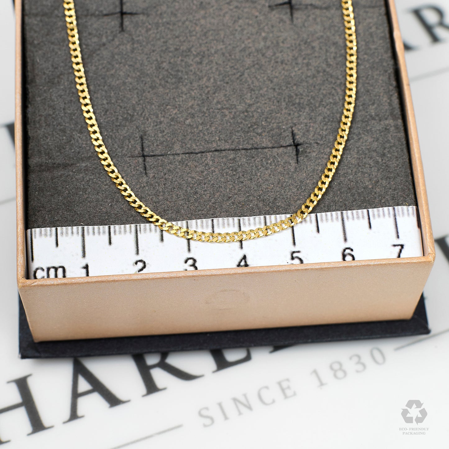 Pre-Owned 9ct Gold Curb Chain Necklace 20 Inch