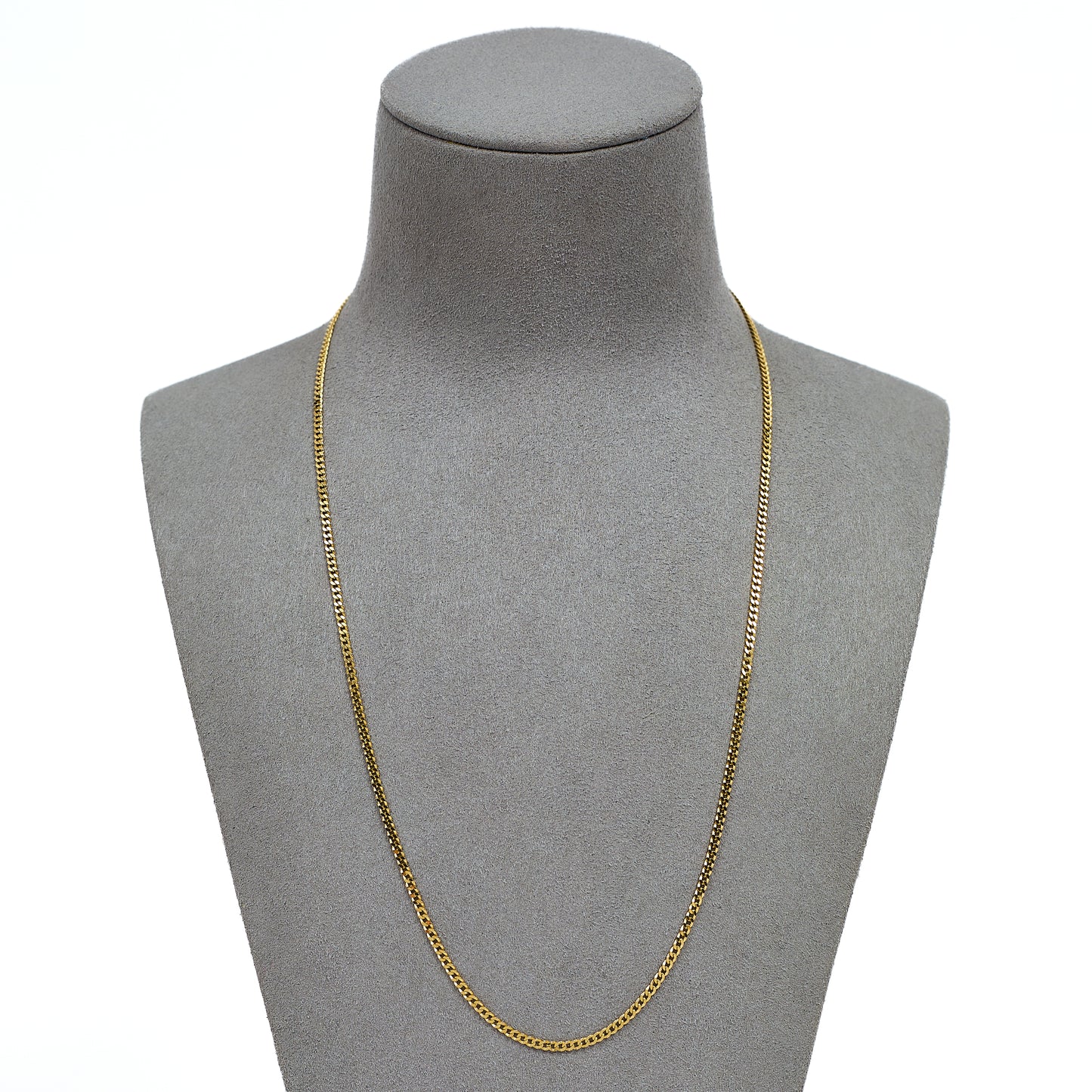 Pre-Owned 9ct Gold Curb Chain Necklace 20 Inch