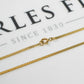 Pre-Owned 9ct Gold Curb Chain Necklace 18 Inch