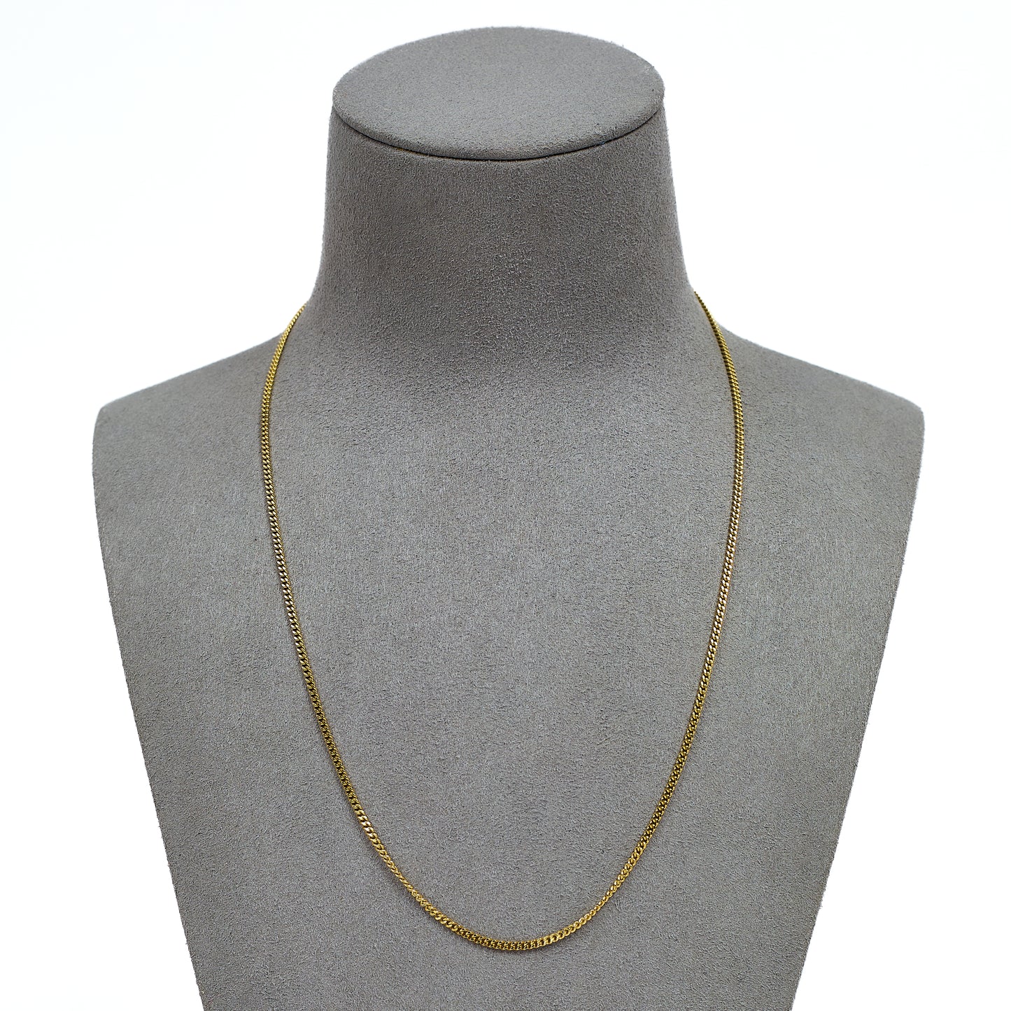 Pre-Owned 9ct Gold Curb Chain Necklace 18 Inch