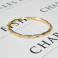 Pre-Owned 9ct Gold Hinged Twist Design Bangle