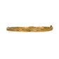 Pre-Owned 9ct Gold Hinged Twist Design Bangle