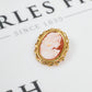 Pre-Owned 9ct Gold Oval Cameo Brooch