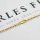 Pre-Owned 9ct Gold Belcher Chain Necklace 18 Inch