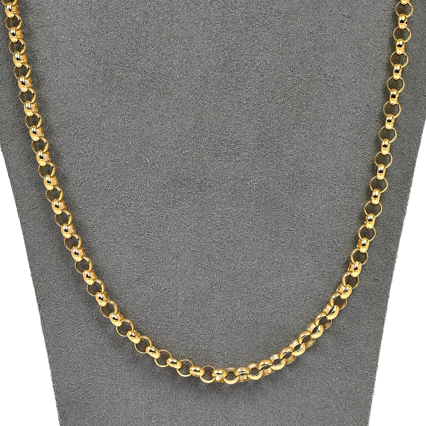 Pre-Owned 9ct Gold Belcher Chain Necklace 26 Inch