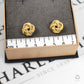 Pre-Owned 9ct Gold Knot Stud Earrings