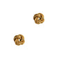 Pre-Owned 9ct Gold Knot Stud Earrings
