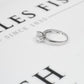 Pre-Owned 9ct White Gold CZ Ring Size K