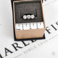 Pre-Owned 9ct Gold White Gold CZ Ring Size M