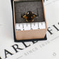 Pre-Owned 9ct Gold Oval Smokey Quartz Ring Size K