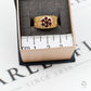 Pre-Owned 9ct Gold Garnet Cluster Barked Ring Size K