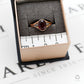 Pre-Owned 9ct Gold Oval Garnet Ring Size M.5