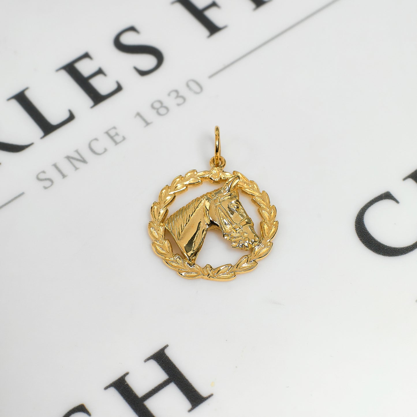 Pre-Owned 9ct Gold Horse Head Pendant