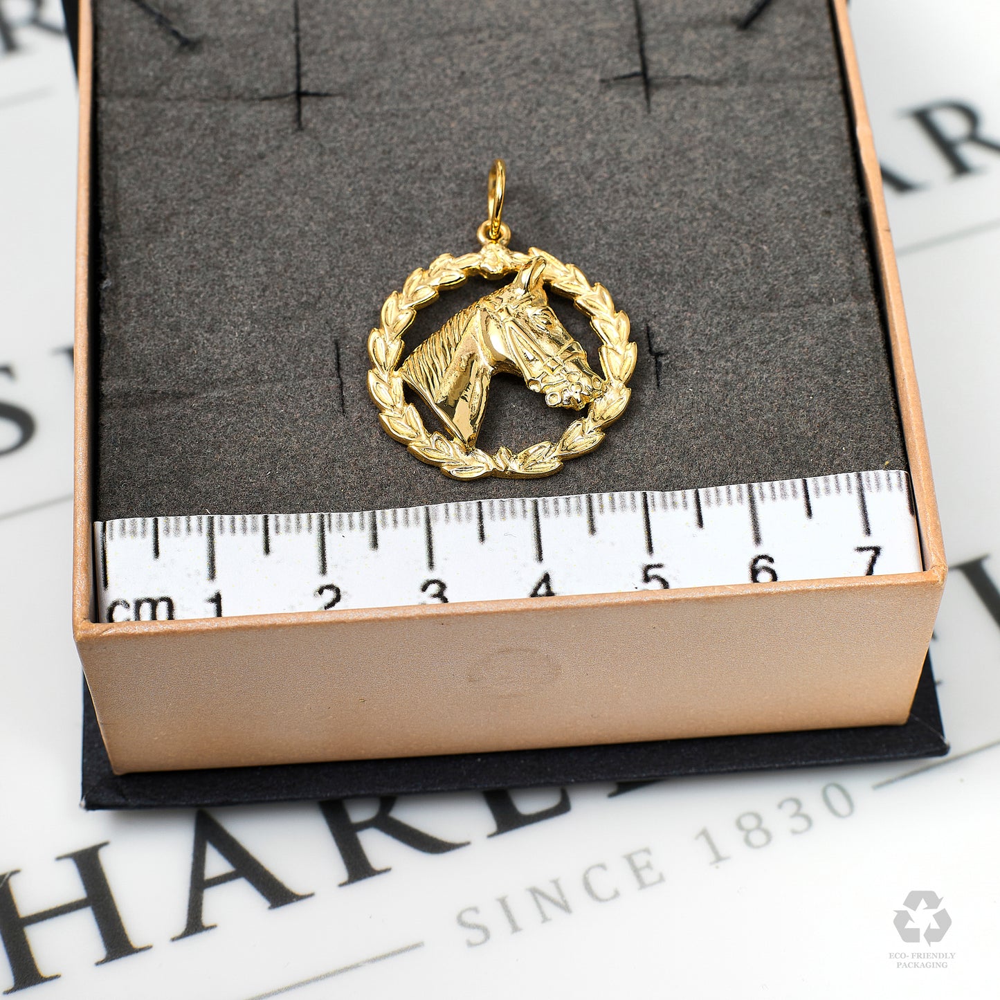 Pre-Owned 9ct Gold Horse Head Pendant