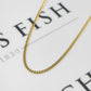 Pre-Owned 9ct Gold Curb Chain Necklace 18 Inch