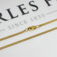 Pre-Owned 9ct Gold Curb Chain Necklace 18 Inch