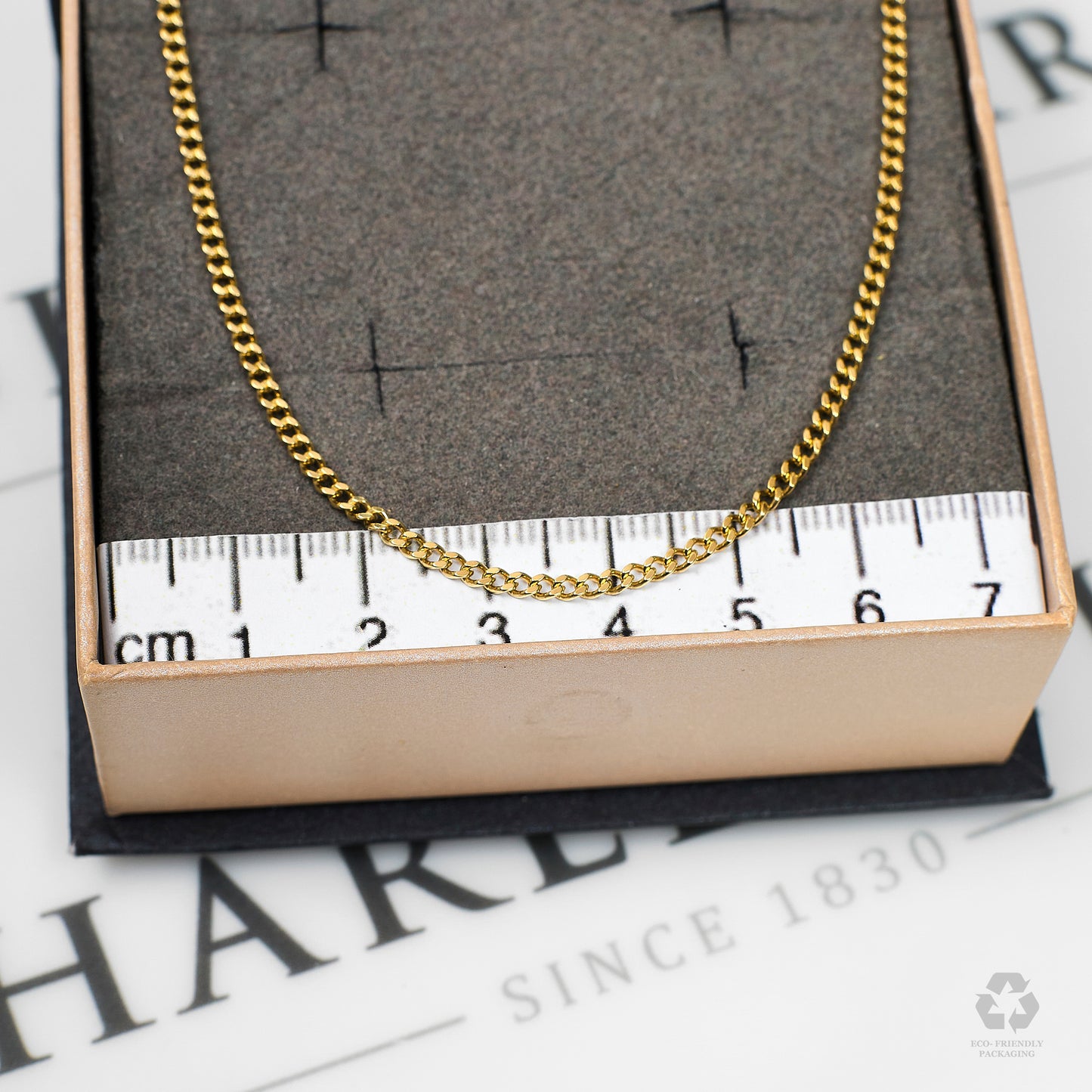 Pre-Owned 9ct Gold Curb Chain Necklace 18 Inch