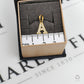 Pre-Owned 14ct Gold CZ Letter A Initial Pendant