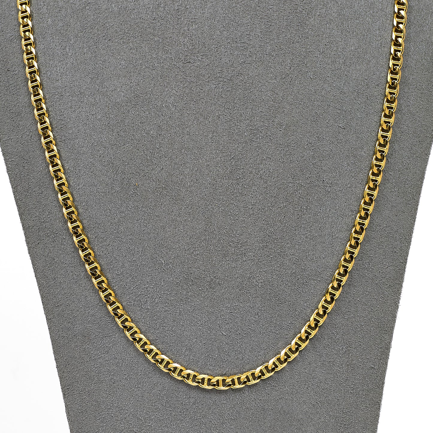 Pre-Owned 18ct Gold Anchor Chain Necklace 24 Inch