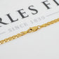 Pre-Owned 18ct Gold Anchor Chain Necklace 24 Inch