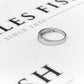 Pre-Owned 9ct White Gold Square Sapphire Ring Size O