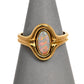 Pre-Owned 9ct Gold Oval Opal Ring Size S