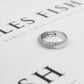 Pre-Owned 9ct White Gold 4 Row Diamond Band Ring Size N.5