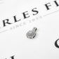 Pre-Owned 9ct White Gold Square Diamond Cluster Pendant