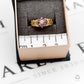 Pre-Owned 9ct Gold Ruby & Diamond Cluster Ring Size K