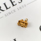 Pre-Owned 9ct Gold Train Station Charm With Moving Train