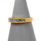 Pre-Owned 14ct Gold Baguette Cut Diamond Ring Size N.5