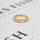 Pre-Owned 14ct Gold Baguette Cut Diamond Ring Size N.5