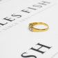 Pre-Owned 14ct Gold 11 Multi Diamond Ring Size L.5