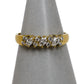 Pre-Owned 14ct Gold 11 Multi Diamond Ring Size L.5
