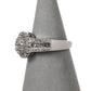 Pre-Owned 14ct White Gold Mixed Diamonds Cluster Ring Size J