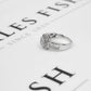 Pre-Owned 14ct White Gold Mixed Diamonds Cluster Ring Size J