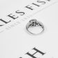 Pre-Owned 14ct White Gold Mixed Diamonds Cluster Ring Size J