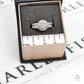 Pre-Owned 14ct White Gold Mixed Diamonds Cluster Ring Size J