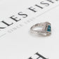 Pre-Owned 9ct White Gold Rhombus Diamond Cluster Ring Size M
