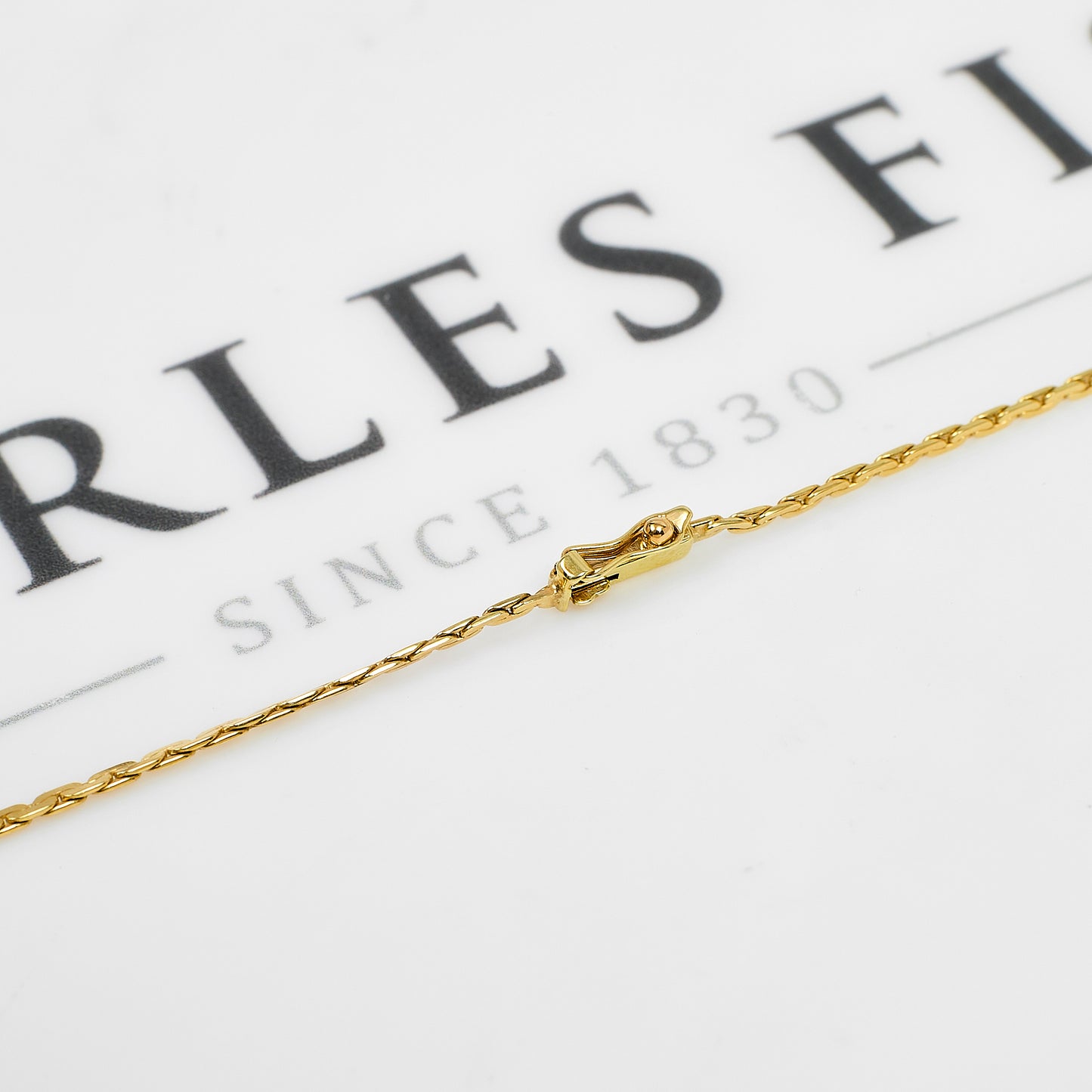 Pre-Owned 14ct Gold 10 Diamond Centre Dress Necklace 18 Inch