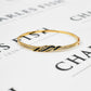 Pre-Owned 14ct Gold Sapphire & Diamond Hinged Bangle