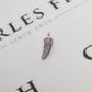 Pre-Owned 18ct White Gold Pink Sapphire THEO FENNELL Pendant