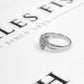 Pre-Owned 18ct White Gold Diamond Heart Ring Size N