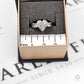 Pre-Owned 18ct White Gold Diamond Heart Ring Size N